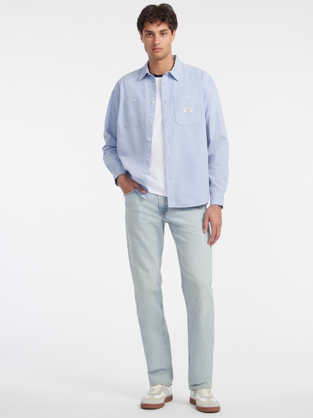Long-Sleeve Pocket Shirt - Guess