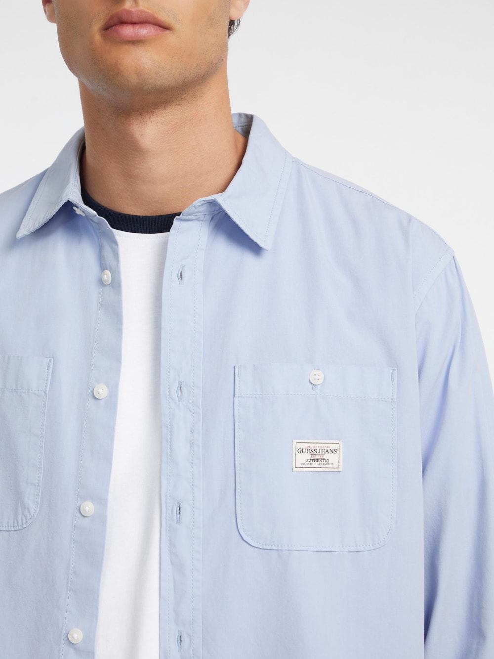 Long-Sleeve Pocket Shirt - Guess