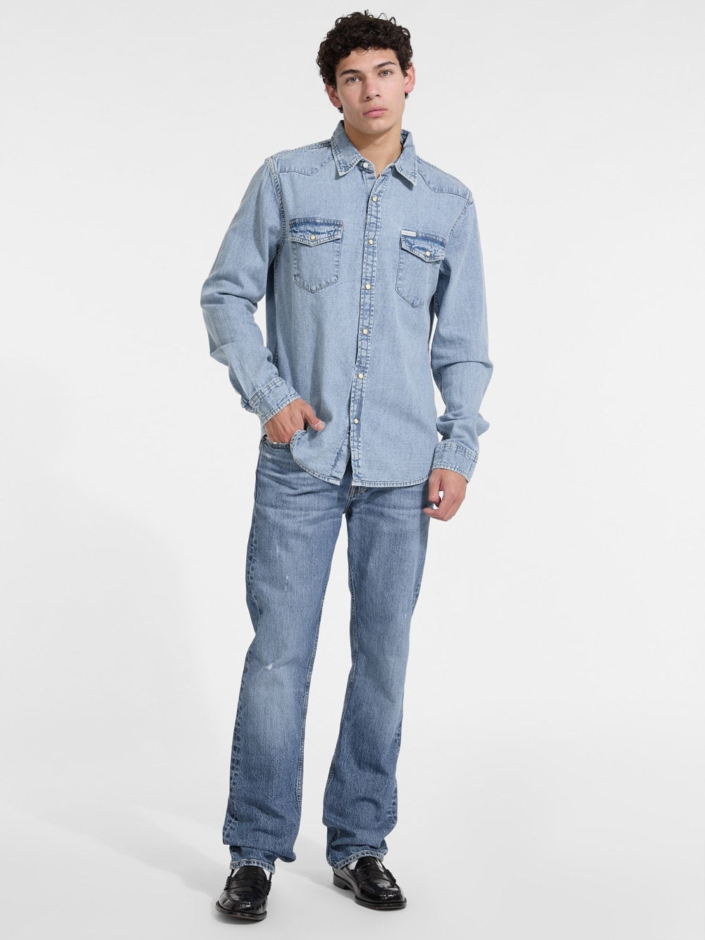 Slim Denim Shirt - Guess