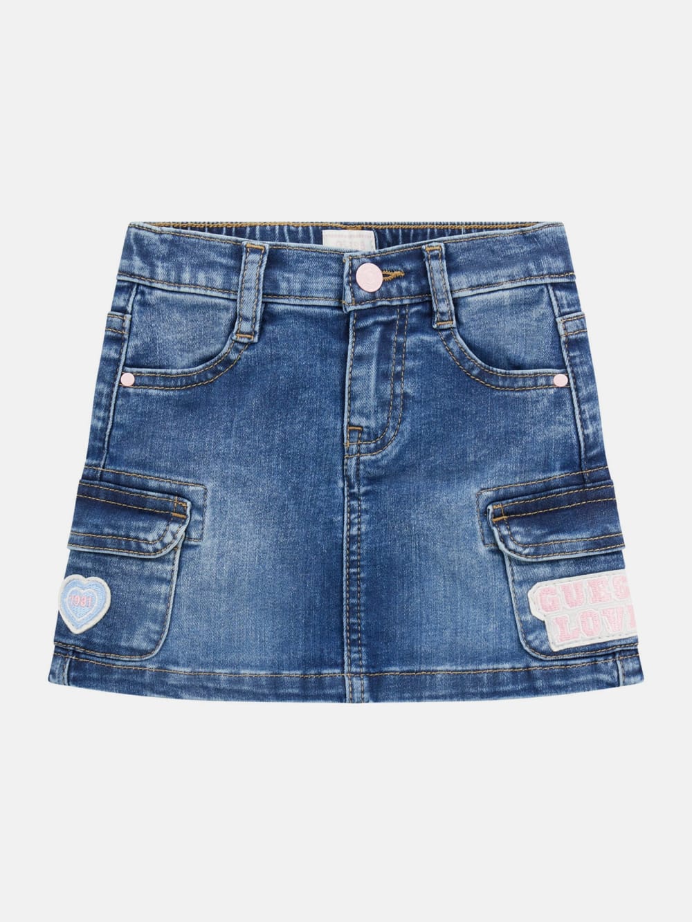 Stretch Denim Skirt (3M-7) - Guess