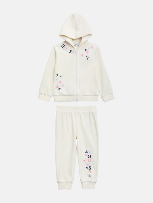 Velvet sweatshirt and jogger set - Guess