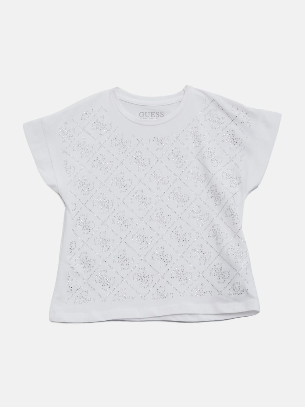 4G logo Rhinestones t-shirt - Guess