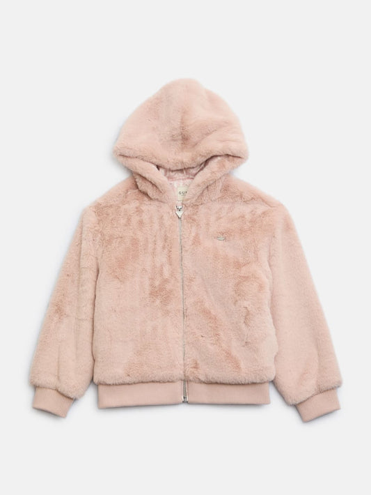 Charlotte Faux-Fur Jacket (7-14) - Guess