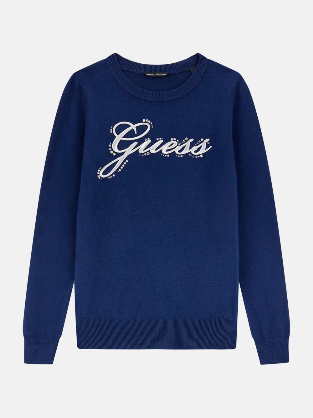Rhinestones logo sweater - Guess