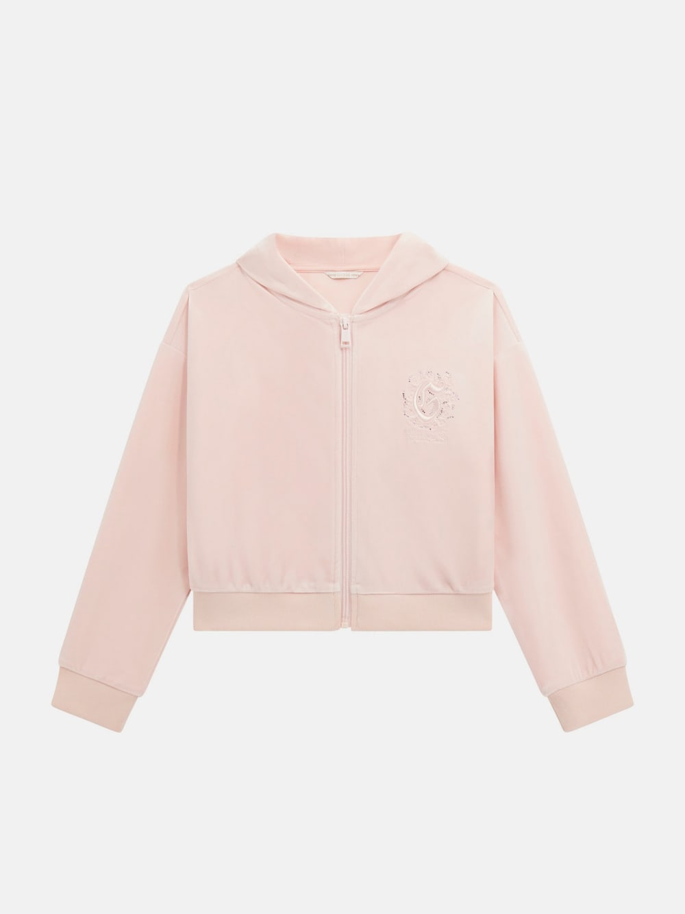 Eco Velvet Zip Hoodie (7-16) - Guess