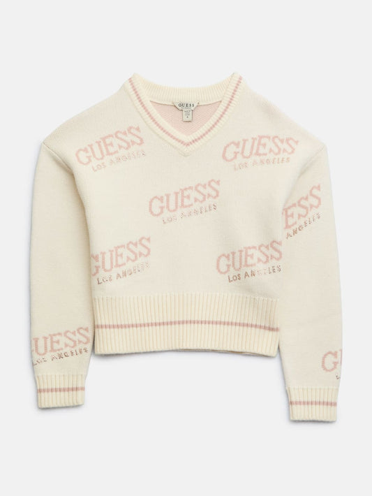 Dateryn V-Neck Sweater (7-14) - Guess