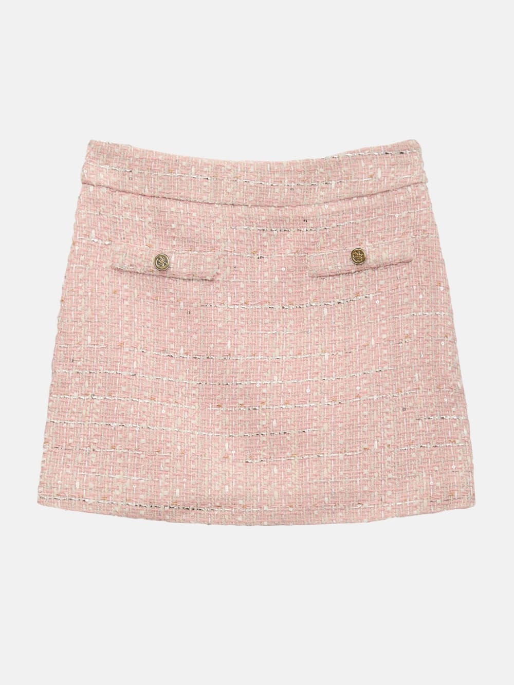 Tweed Mini Skirt (8-16) - Guess