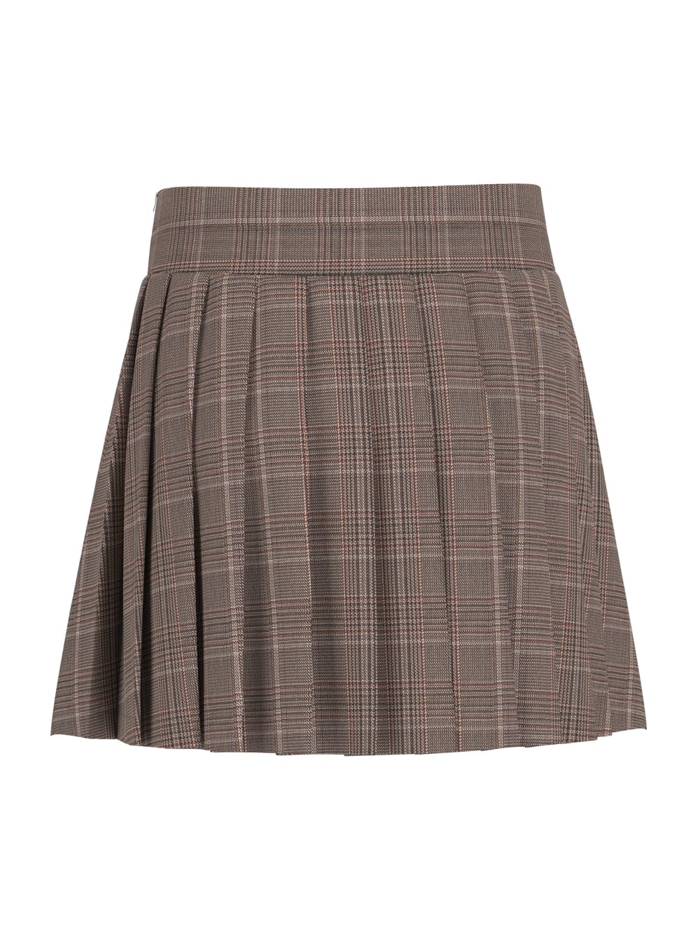 Pleated Plaid Mini Skirt (7-16) - Guess