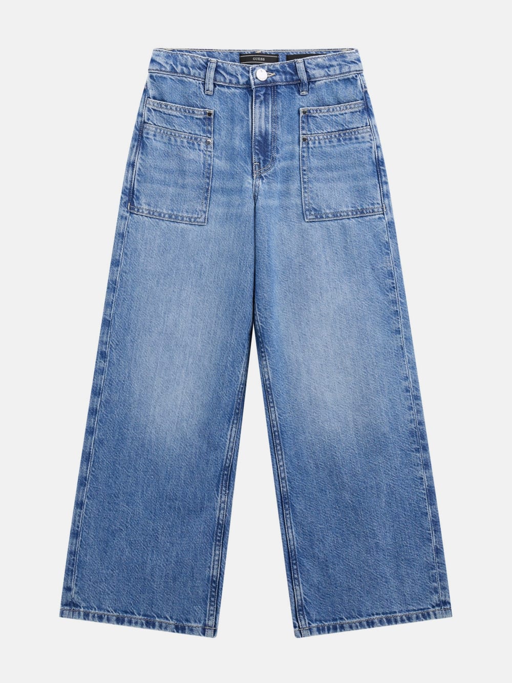 Relaxed Wide-Leg Jeans (7-16) - Guess