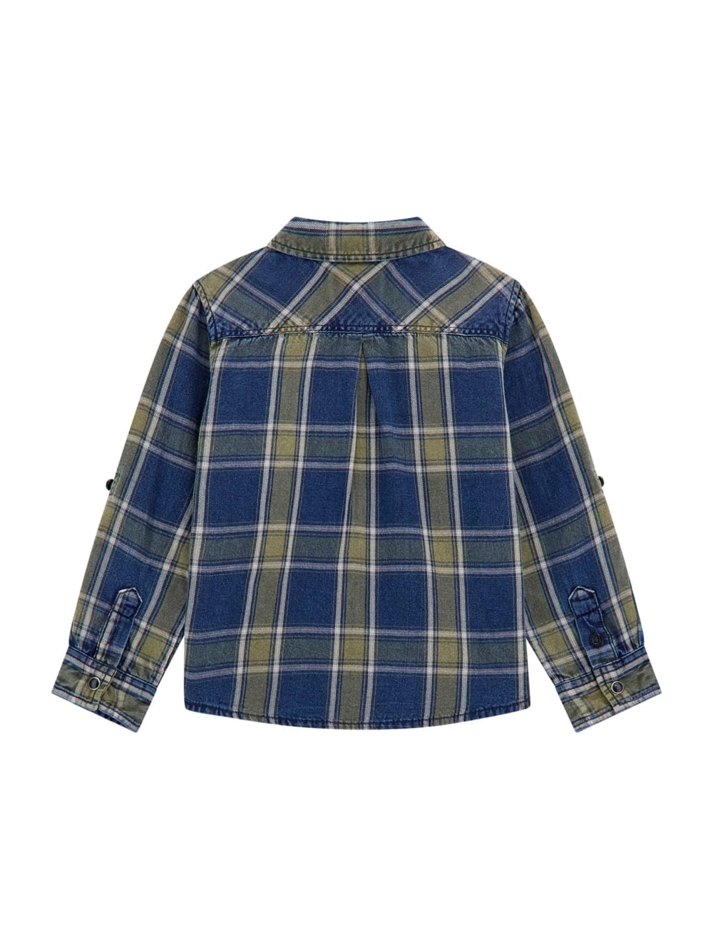 Plaid Twill Long-Sleeve Shirt (3M-7) - Guess