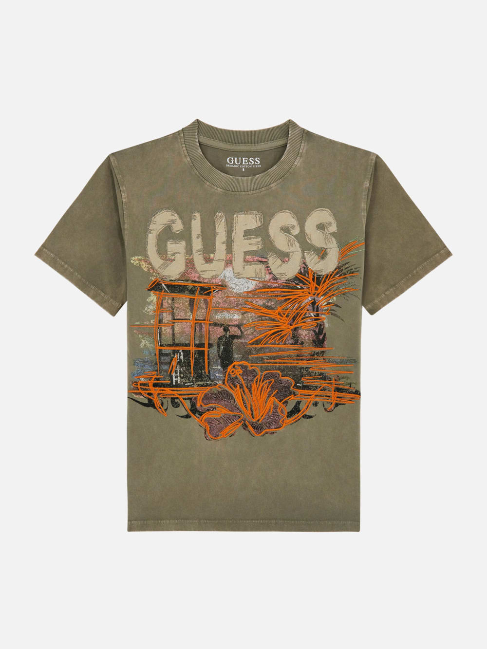 Oversized Crewneck Tee (7-16) - Guess