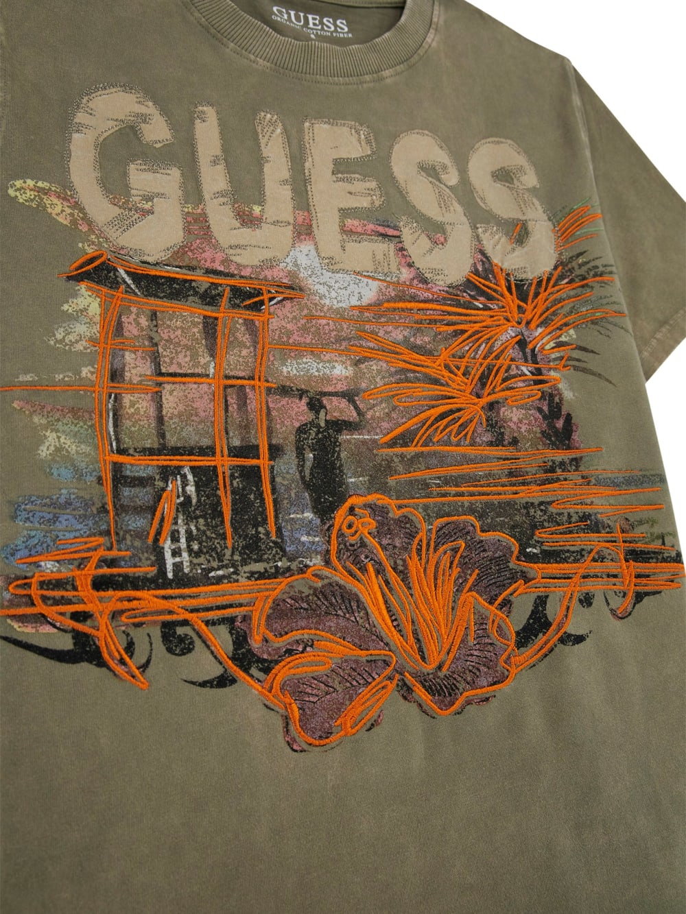 Oversized Crewneck Tee (7-16) - Guess