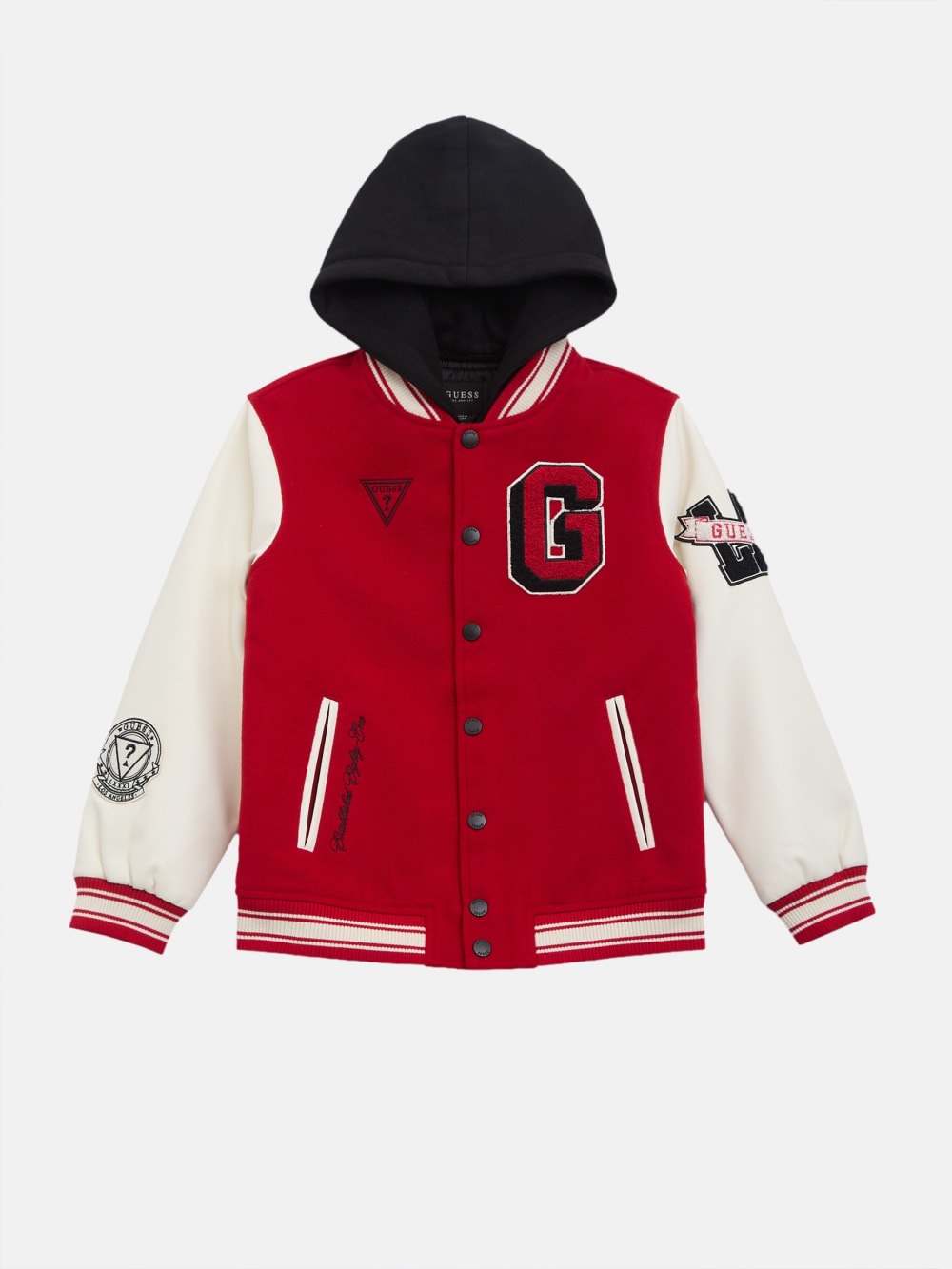 Lark Hooded Varsity Jacket (7-16) - Guess
