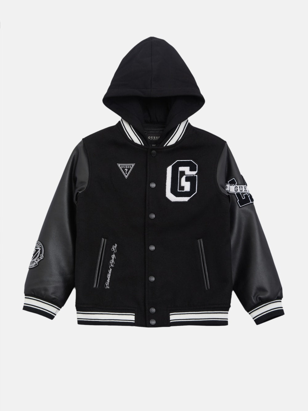 Lark Hooded Varsity Jacket (7-16) - Guess