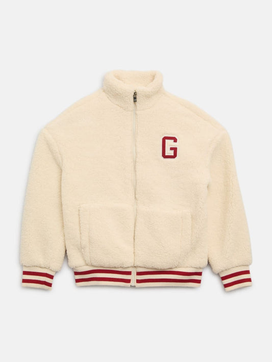Faux-Fur Varsity Jacket (7-16) - Guess