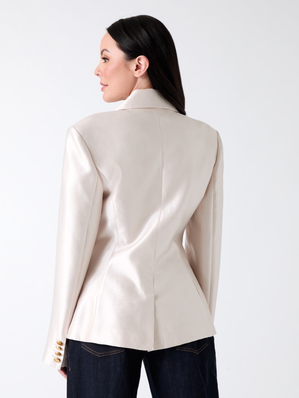 Eco Milla Double-Breasted Blazer - Guess