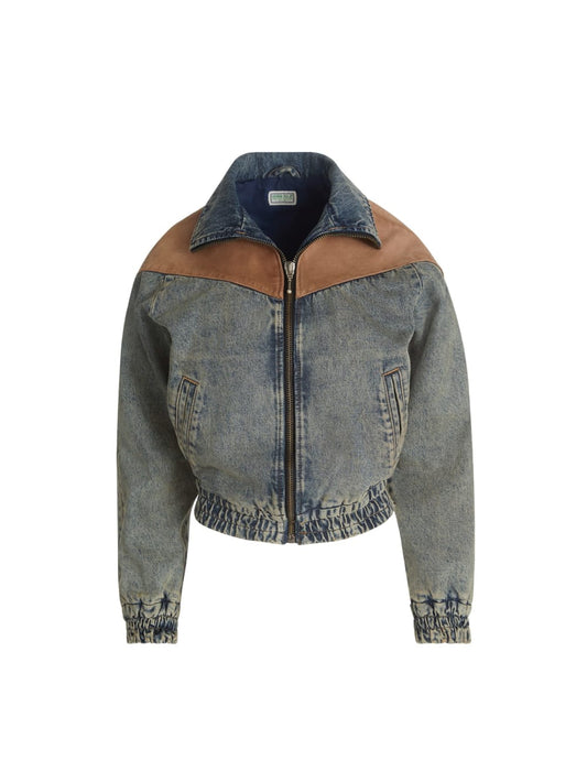 zip denim jacket - Guess