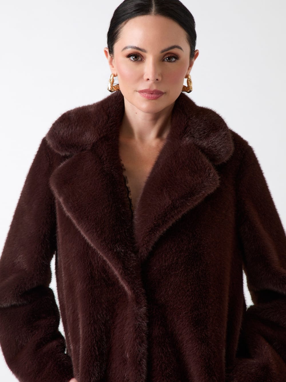 Bianca Faux-Fur Coat - Guess