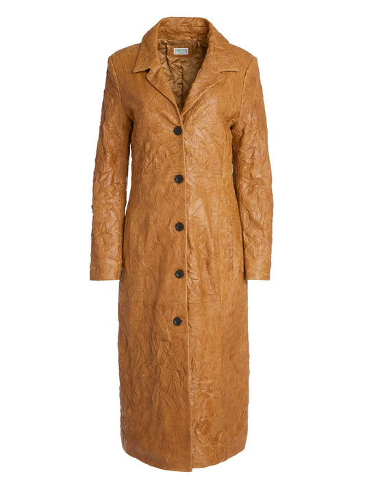 lamb leather coat - Guess