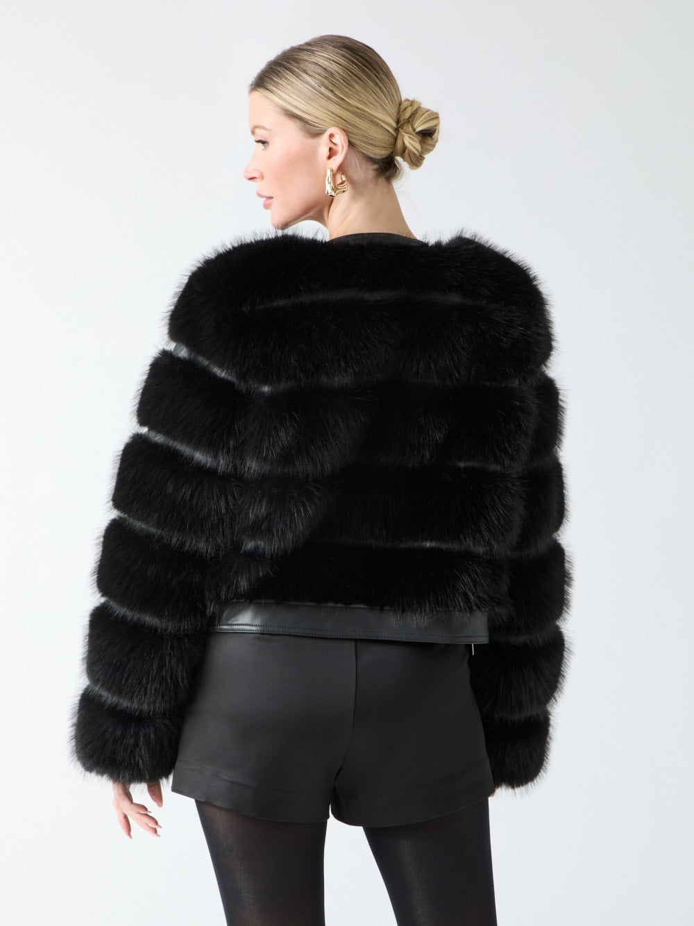 Arielle Cropped Faux-Fur Jacket - Guess