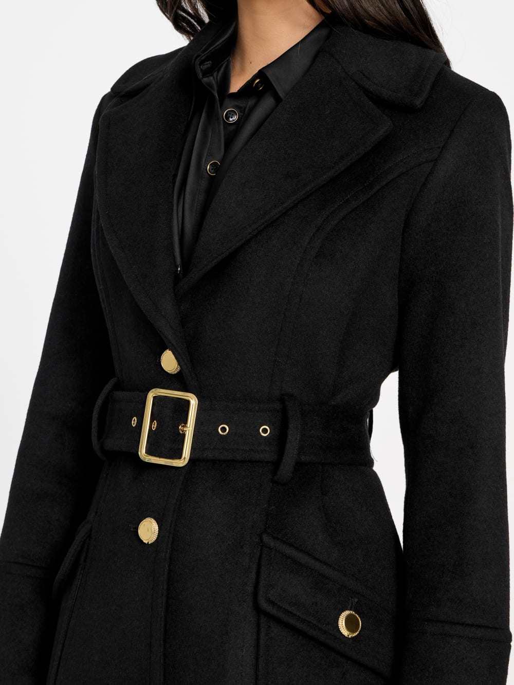 New Wool-Blend Alice Coat - Guess