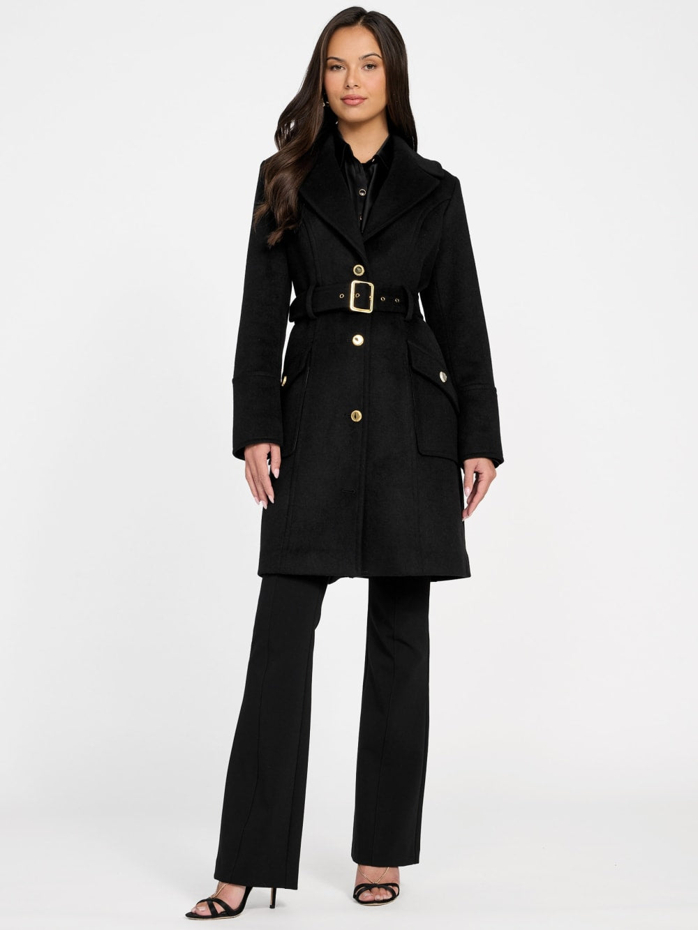 New Wool-Blend Alice Coat - Guess