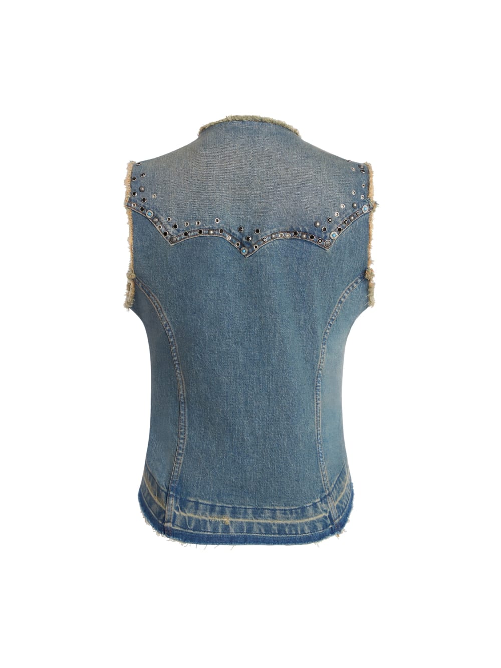 western denim vest - Guess