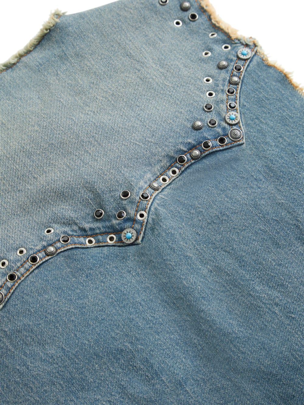 western denim vest - Guess