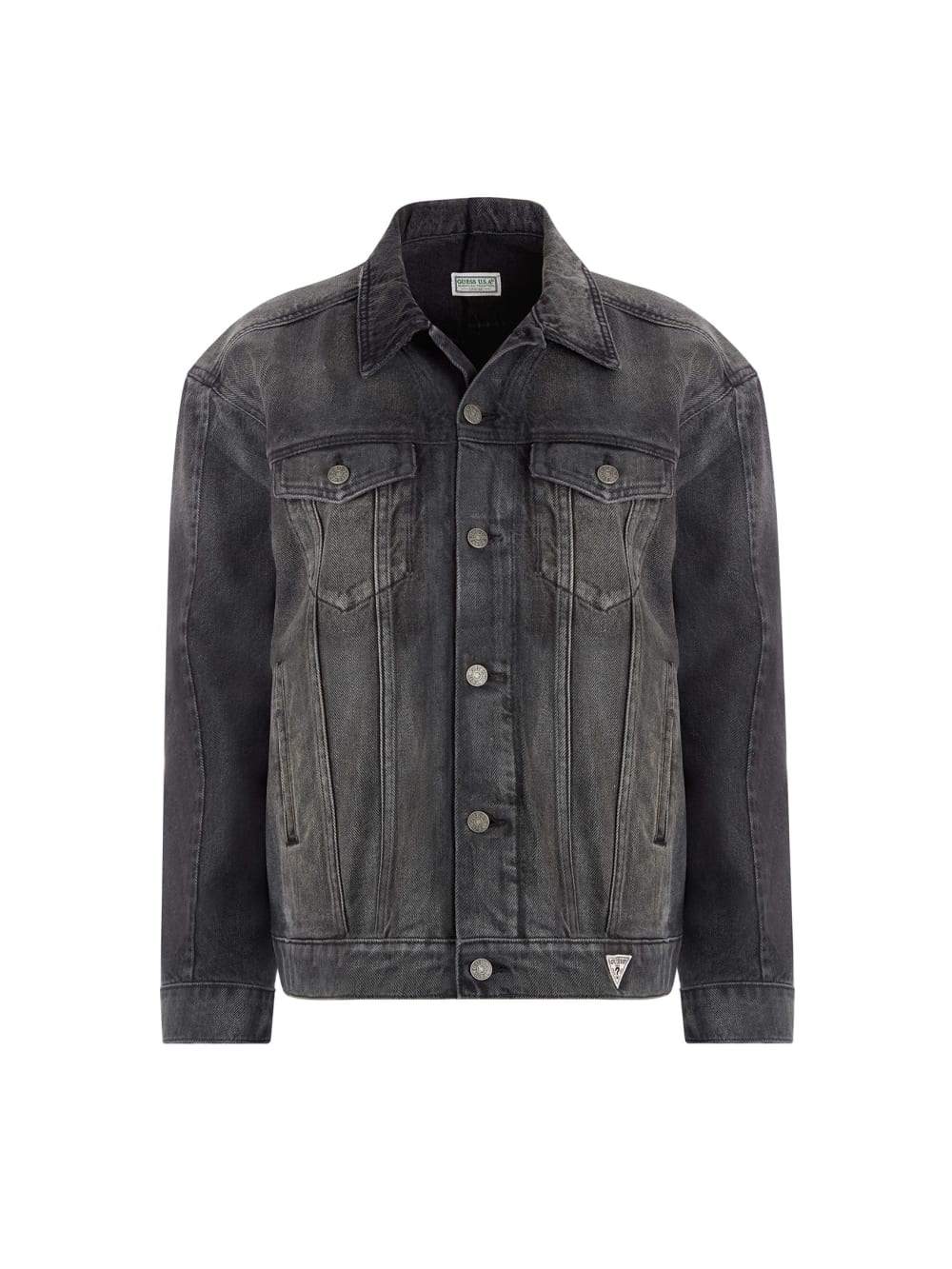 oversized pieced denim jacket - Guess