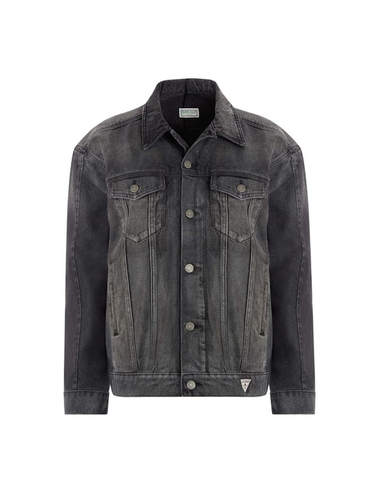oversized pieced denim jacket - Guess