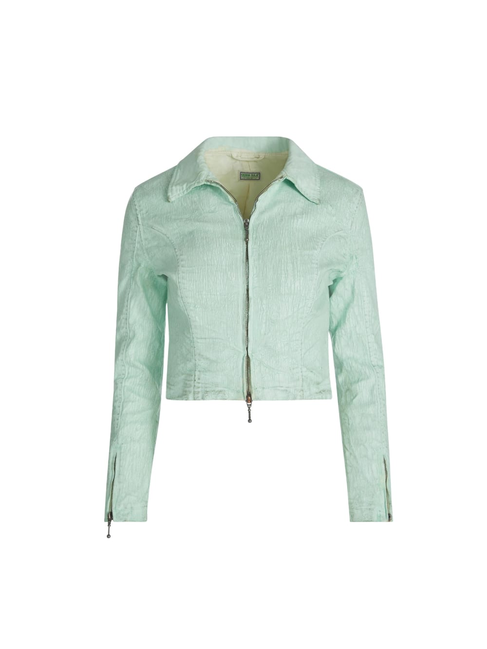 crackle denim jacket - Guess