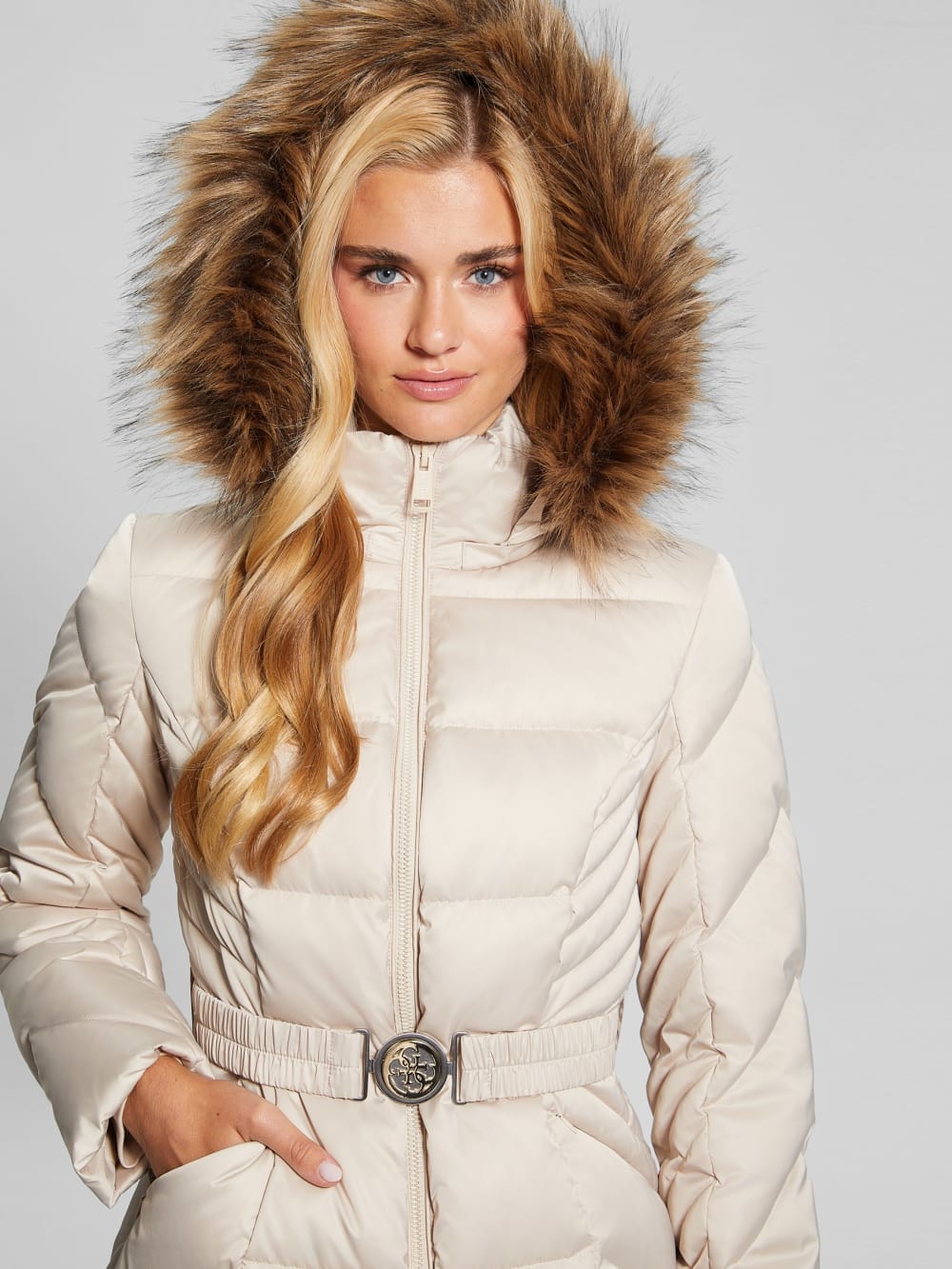 Olga Genuine Down Jacket - Guess