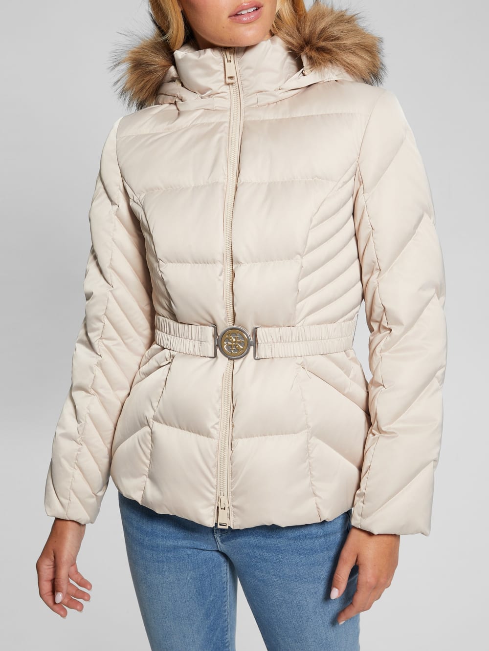 Olga Genuine Down Jacket - Guess