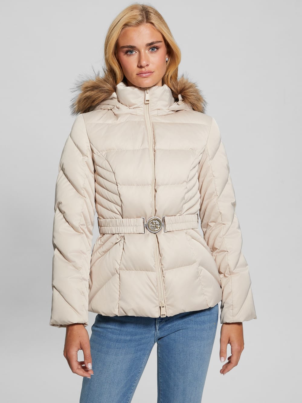 Olga Genuine Down Jacket - Guess