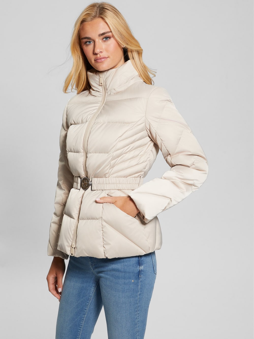 Olga Genuine Down Jacket - Guess