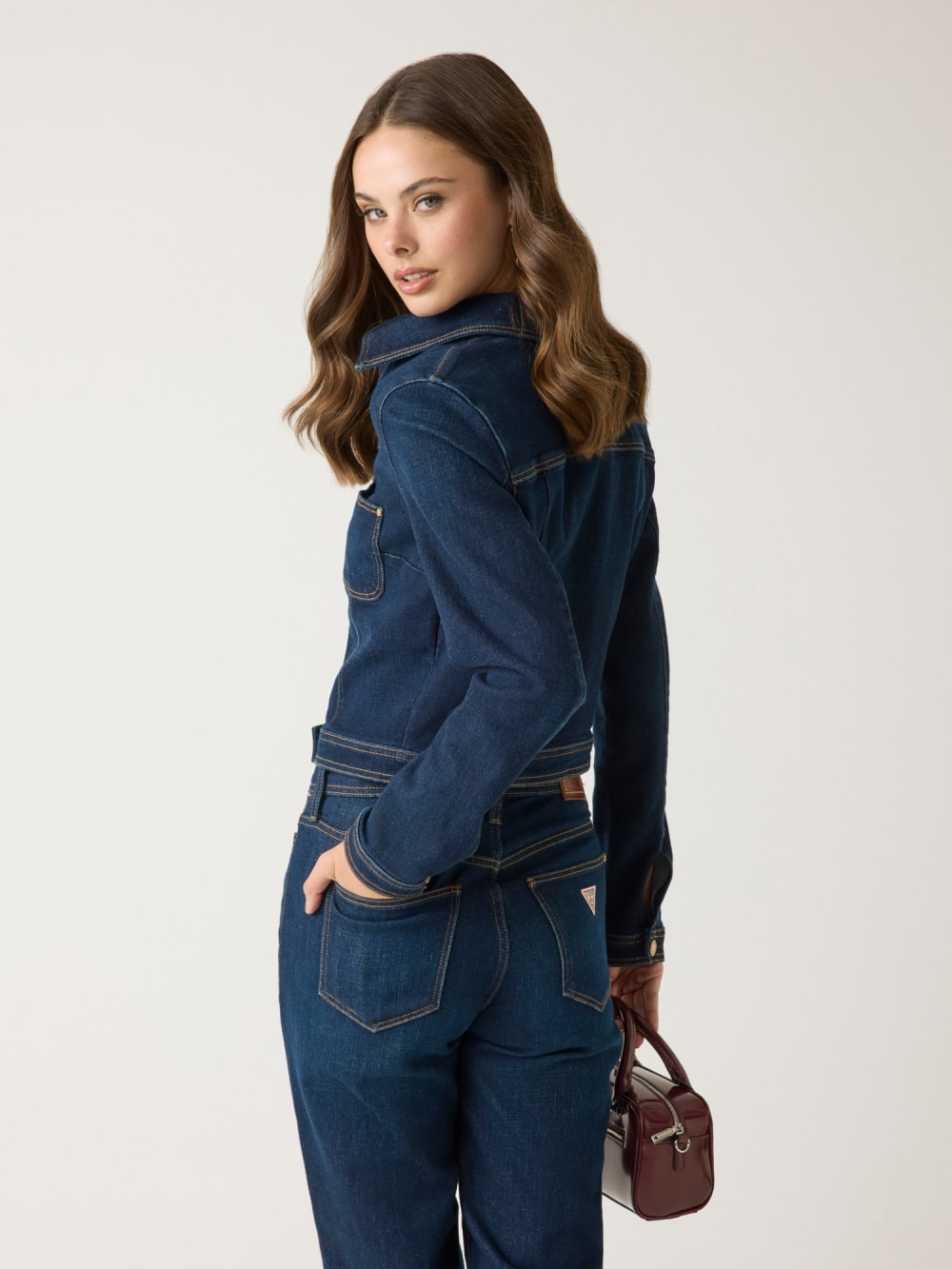 Cropped denim jacket - Guess