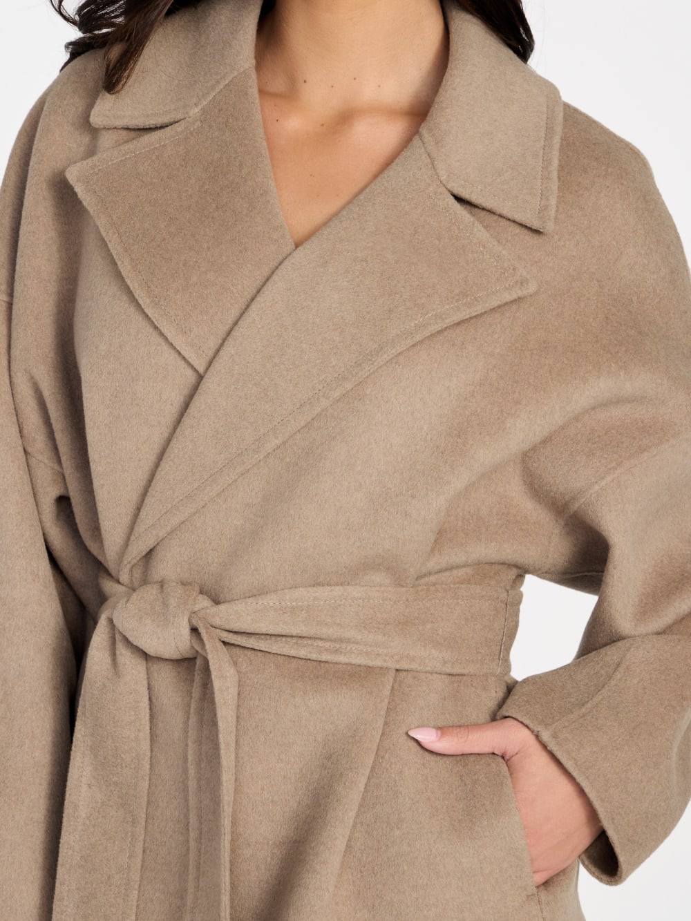 Ella Belted Short Coat - Guess