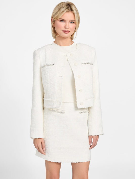 Eco Clotilde Tweed Jacket - Guess