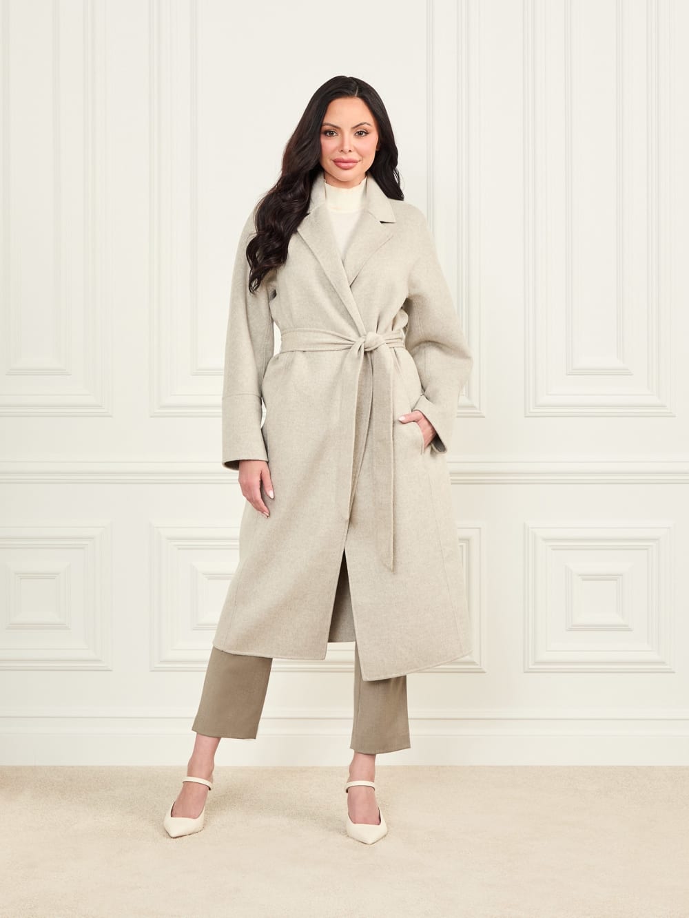 Maxime Wool-Blend Coat - Guess