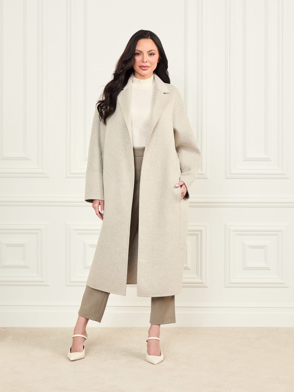 Maxime Wool-Blend Coat - Guess