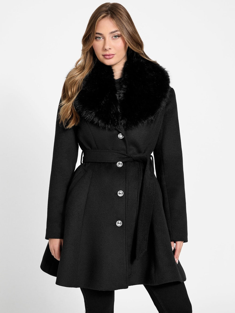 Eve Belted Coat - Guess