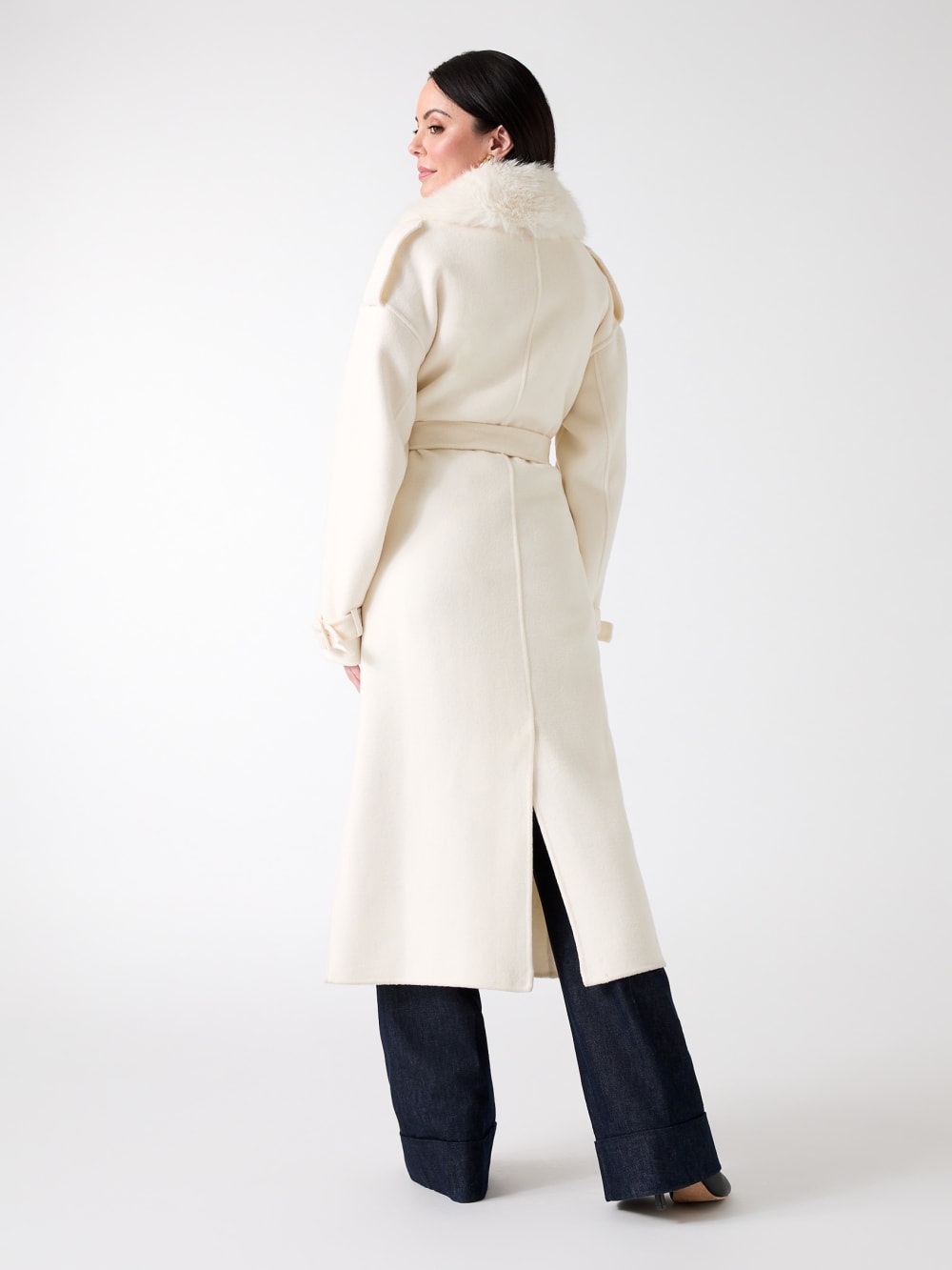 Ella Double-Breasted Coat - Guess