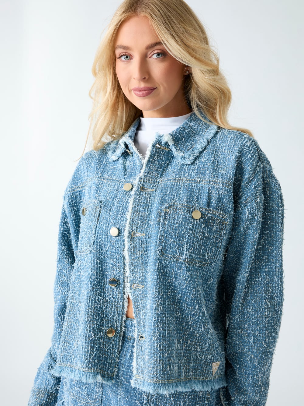 Denim tweed jacket - Guess