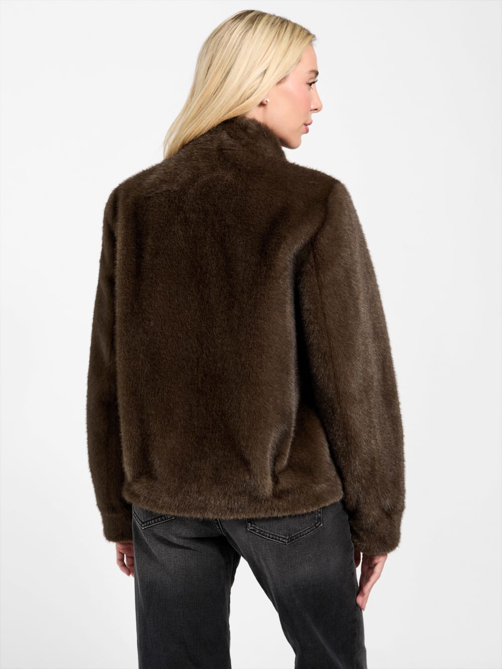 Luna Faux-Fur Jacket - Guess