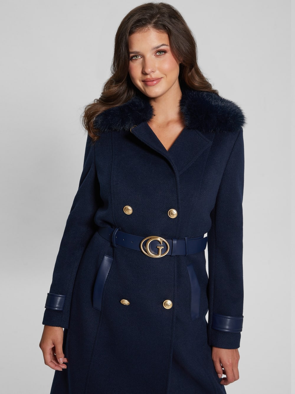 Eco Amelia Belted Coat - Guess