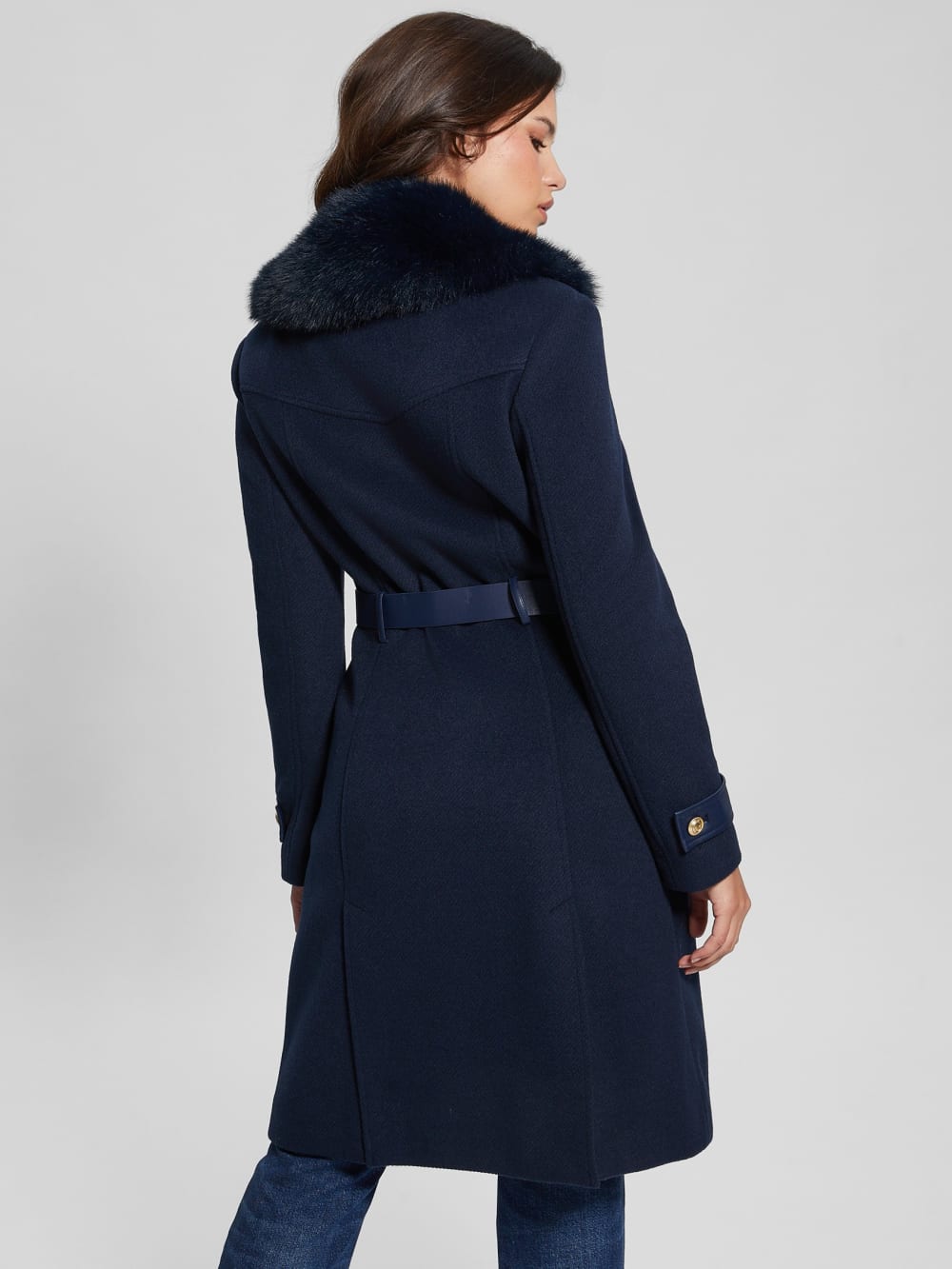 Eco Amelia Belted Coat - Guess