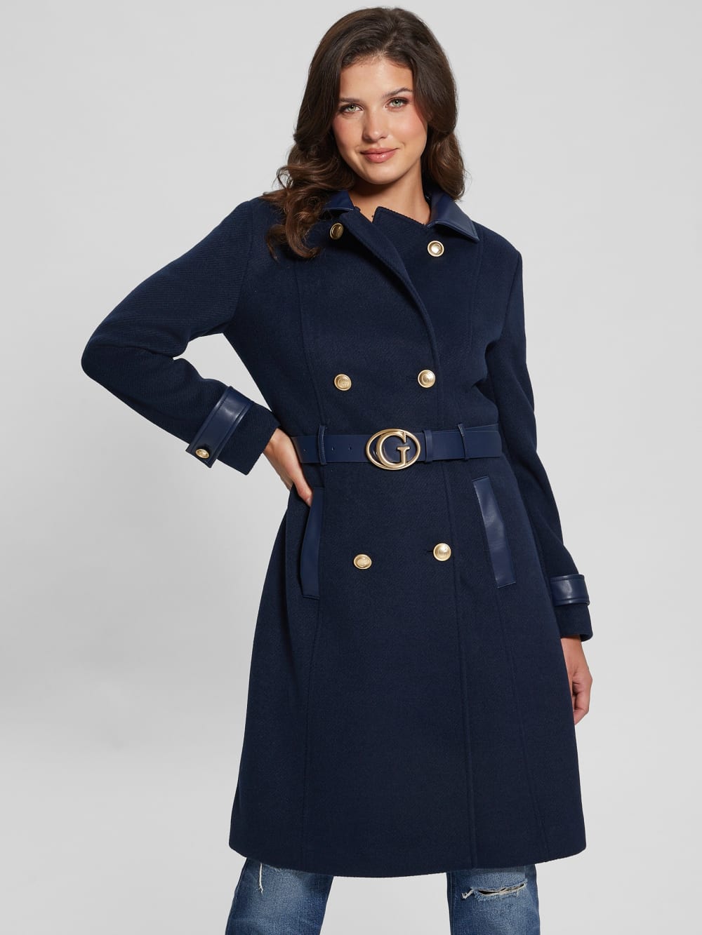 Eco Amelia Belted Coat - Guess