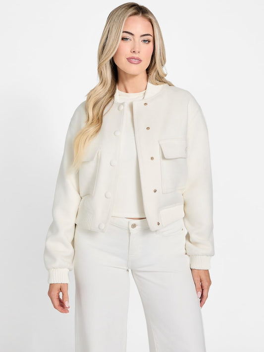 Eco Lorenza Wool-Blend Jacket - Guess