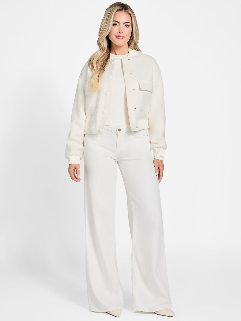 Eco Lorenza Wool-Blend Jacket - Guess