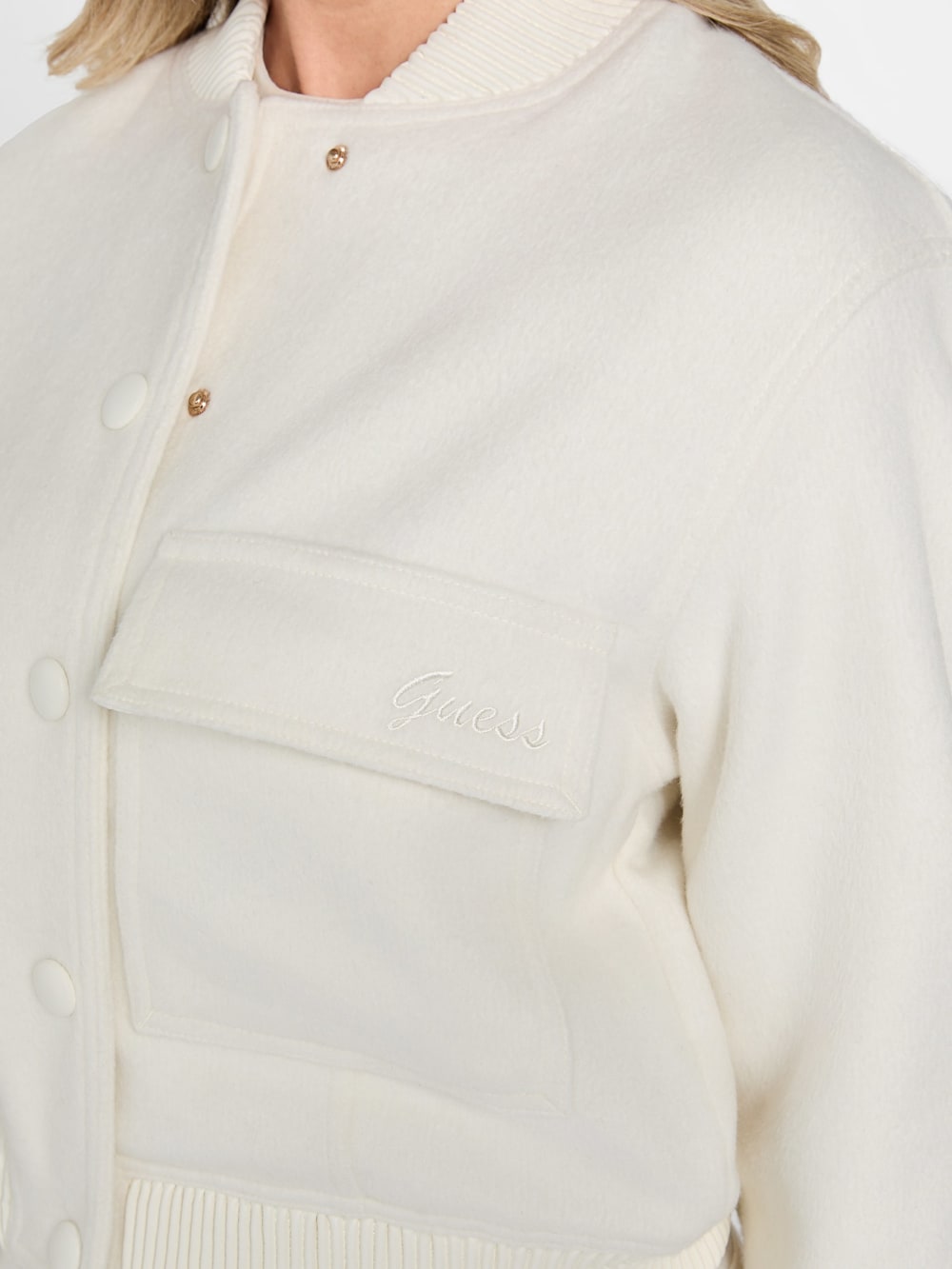 Eco Lorenza Wool-Blend Jacket - Guess